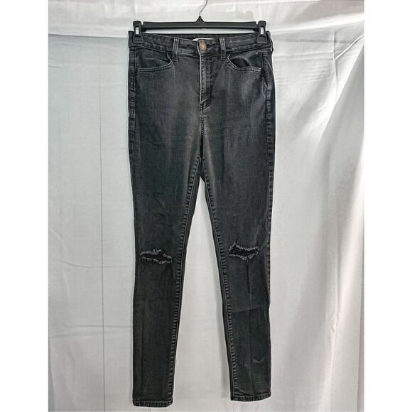 SO super high rise black jegging - Picture 1 of 4
